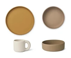 Liewood sandy multi mix junior sæt Andie silikone (3-pack)